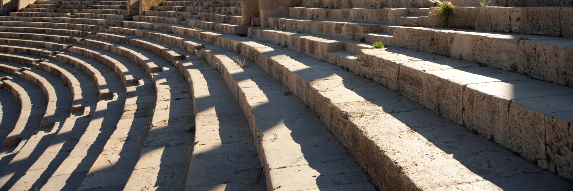 Steps of Roman ampitheatre.
