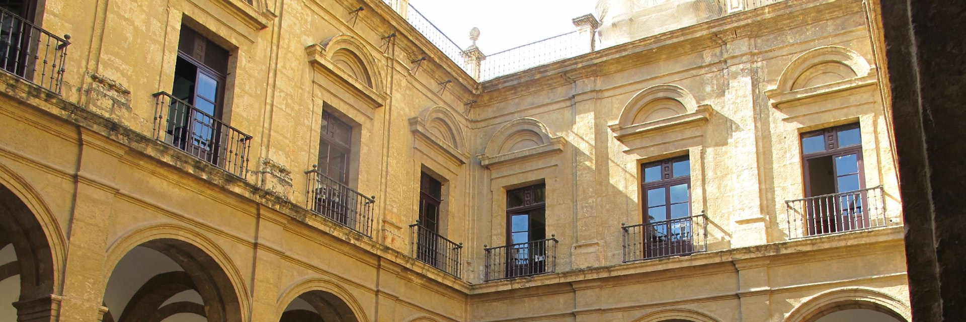 Antigua Fabrica de Tabacos former factory arcaded patio