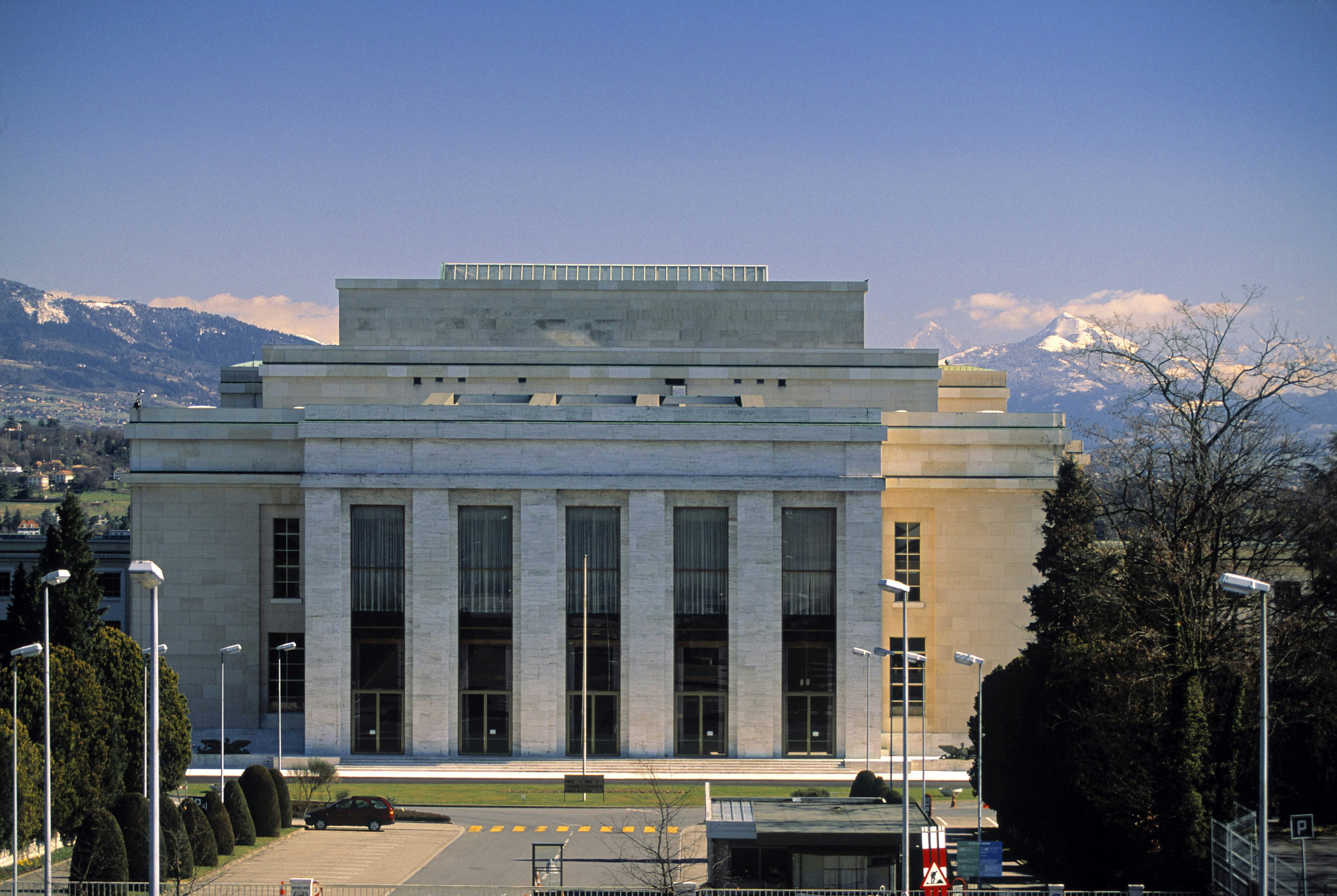 Palais des Nations UN Geneva Switzerland