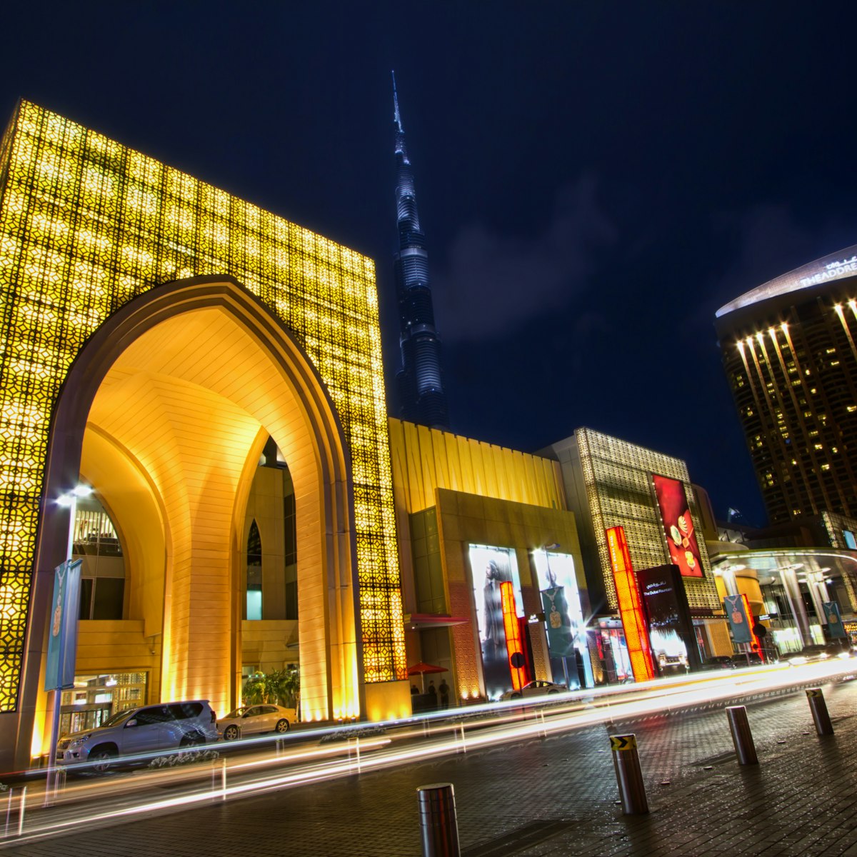 The Dubai Mall At Night, Dubai UAE