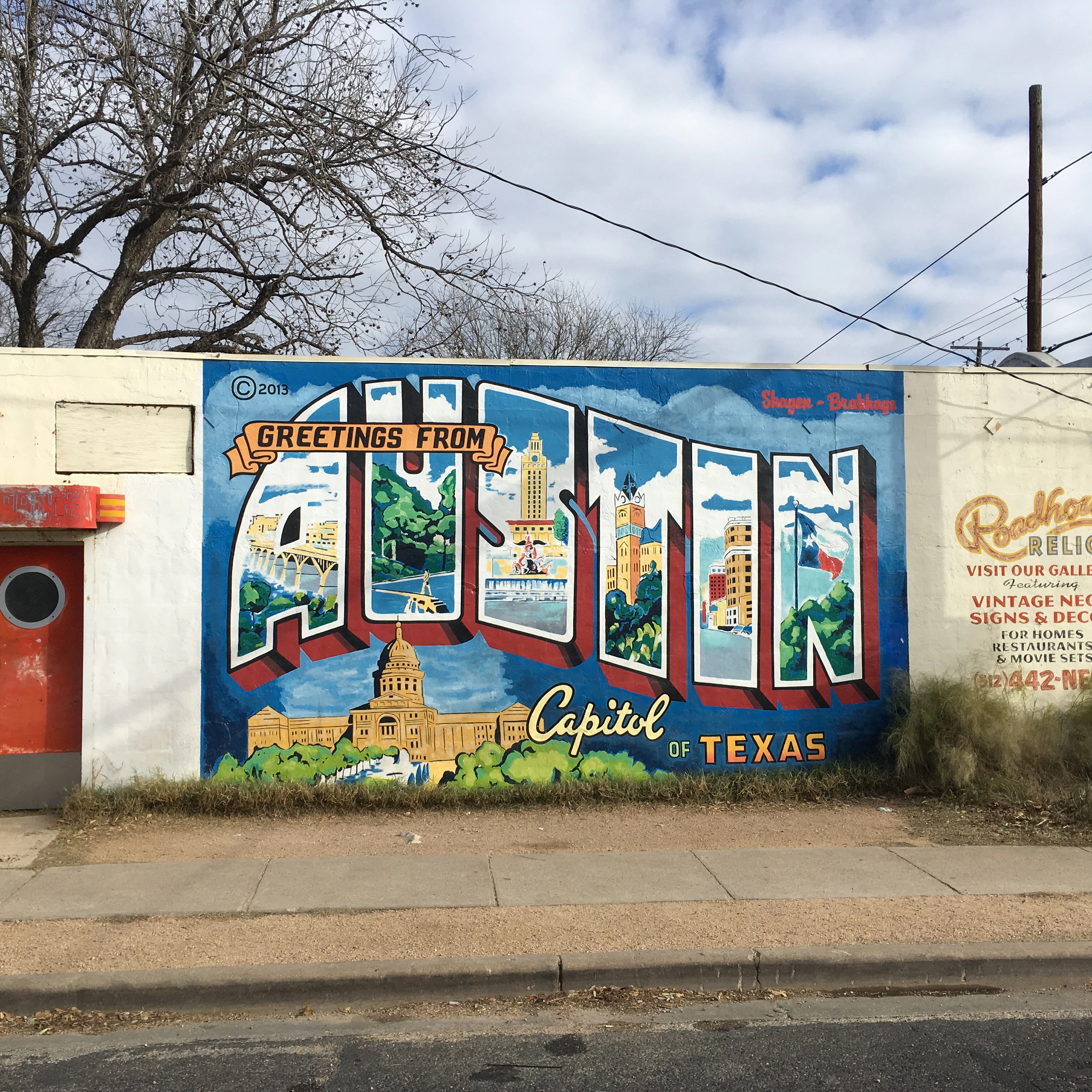 Image of Greetings from Austin Mural