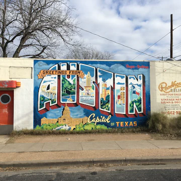 Greetings from Austin Mural