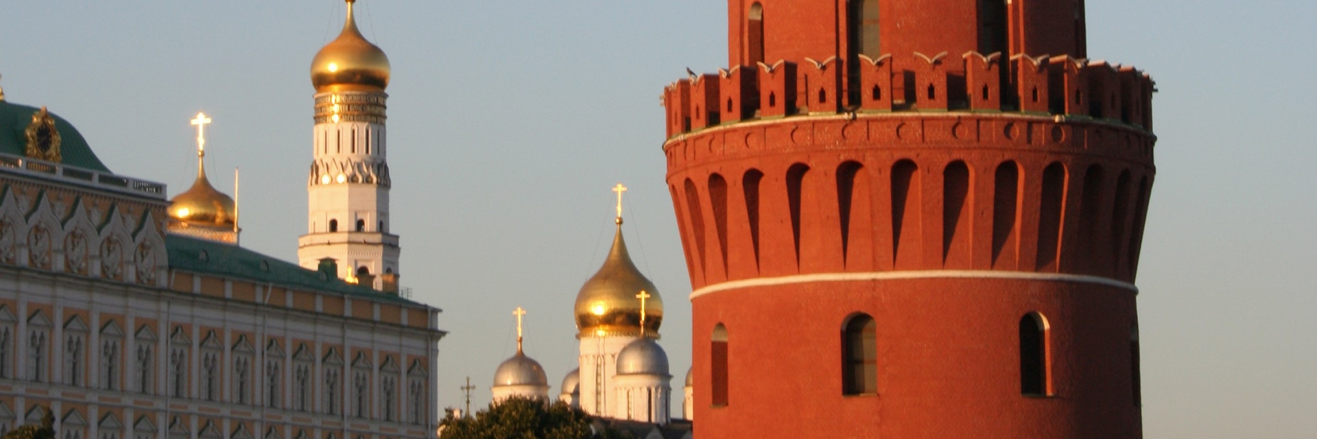 Exterior of Water Tower at Kremlin.