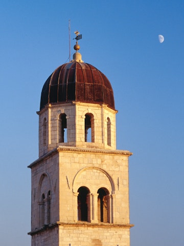 Belltower of Church of Franciscan Monastery.
