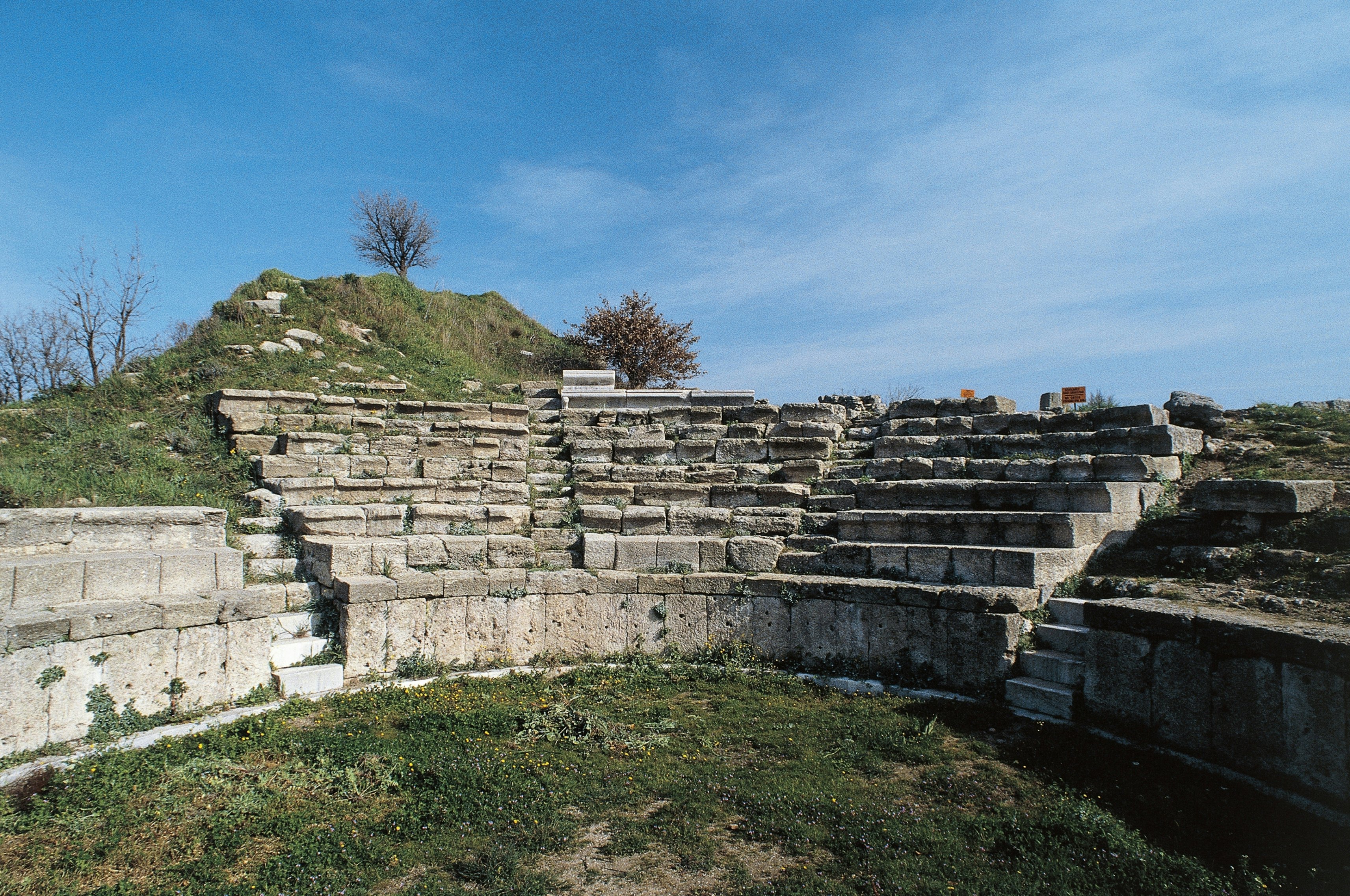 Roman Theatre, Troy IX, Archaeological site of ancient Troy (UNESCO World Heritage List, 1998), Hisarlik, Turkey