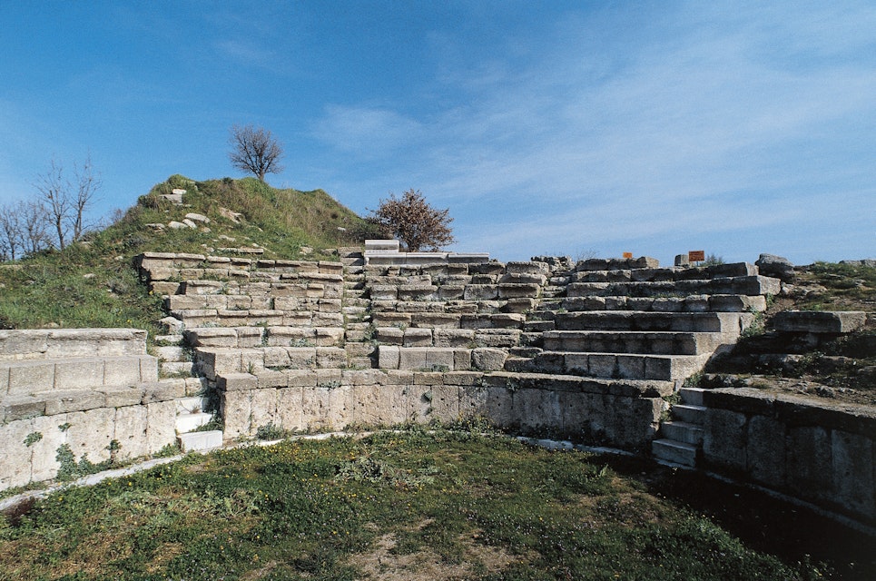 Roman Theatre, Troy IX, Archaeological site of ancient Troy (UNESCO World Heritage List, 1998), Hisarlik, Turkey