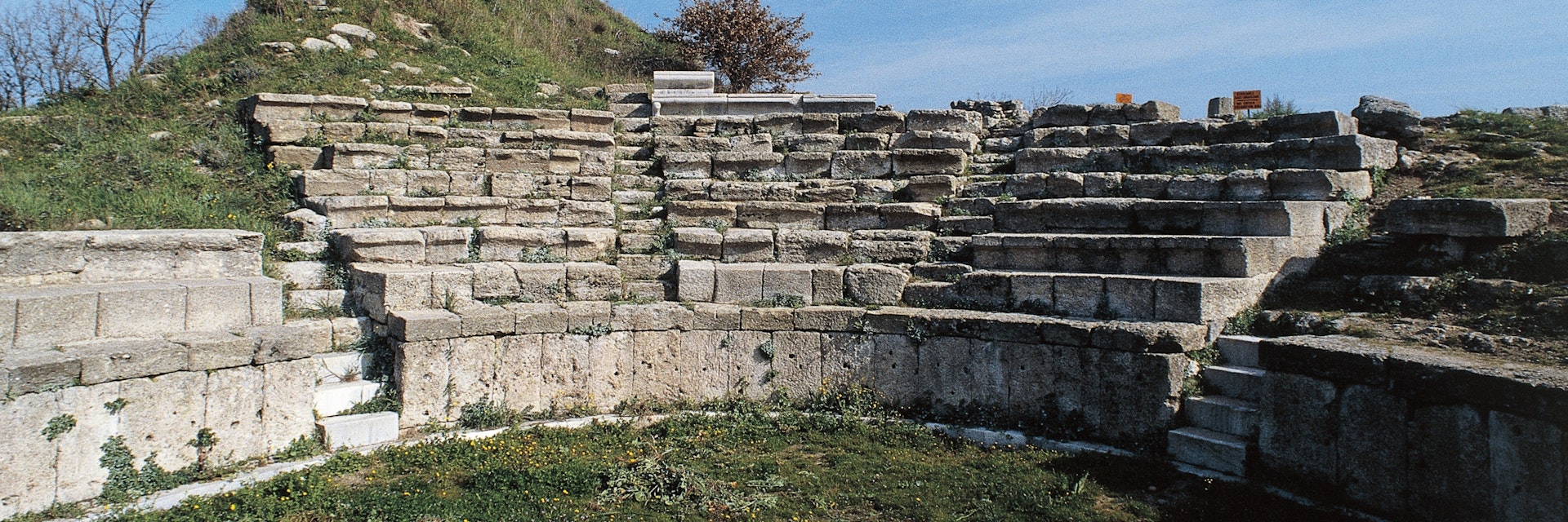 Roman Theatre, Troy IX, Archaeological site of ancient Troy (UNESCO World Heritage List, 1998), Hisarlik, Turkey