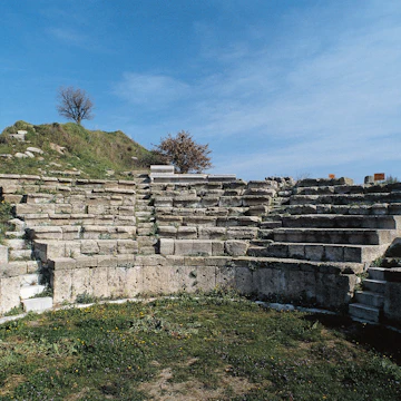 Roman Theatre, Troy IX, Archaeological site of ancient Troy (UNESCO World Heritage List, 1998), Hisarlik, Turkey