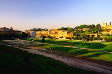 The Circo Massimo (Circus Maximus), an area which was once a chariot racetrack - Rome, Lazio