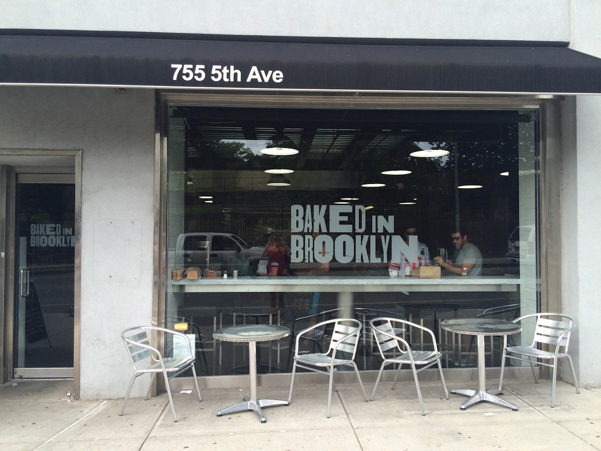 Front of Baked in Brooklyn bakery.
