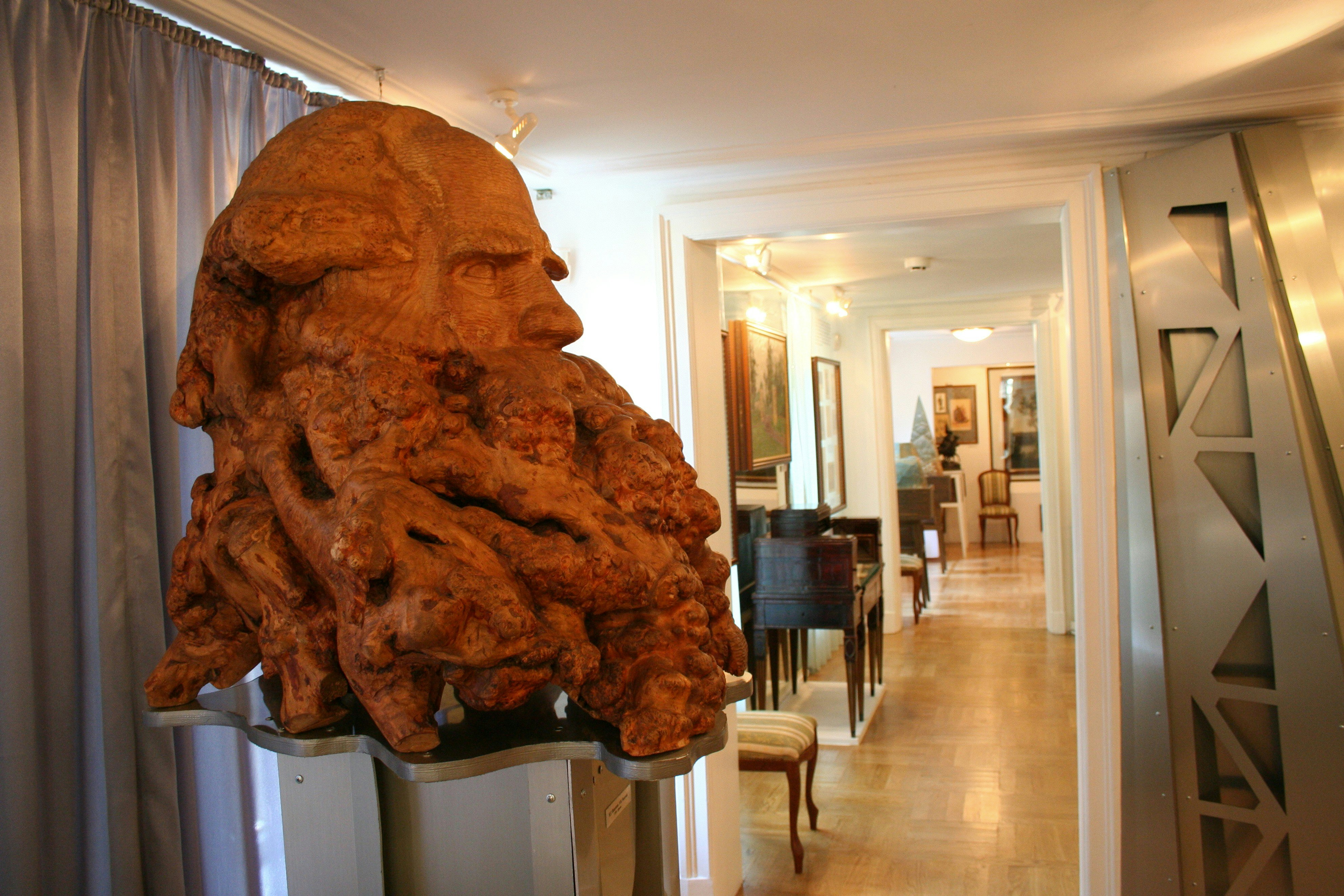 Bust of Tolstoy in Tolstoy Literary Museum.
