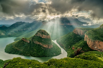 500px Photo ID: 81512805 - Blyde River Canyon - Mpumalanga - South Africa..One of the largest canyons on the planet. A vast spectacle blanketed in subtropical plants that contrast with the precipitous red cliffs.  One of my favourite images from 2013, sunrise over the Blyde River Canyon with perfect haze free light.