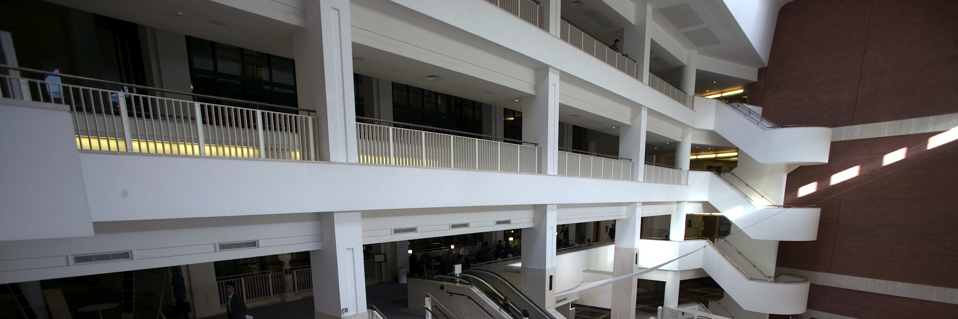 British Library, interior.
