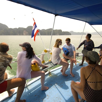 Tour boat on Ao Phang Nga.