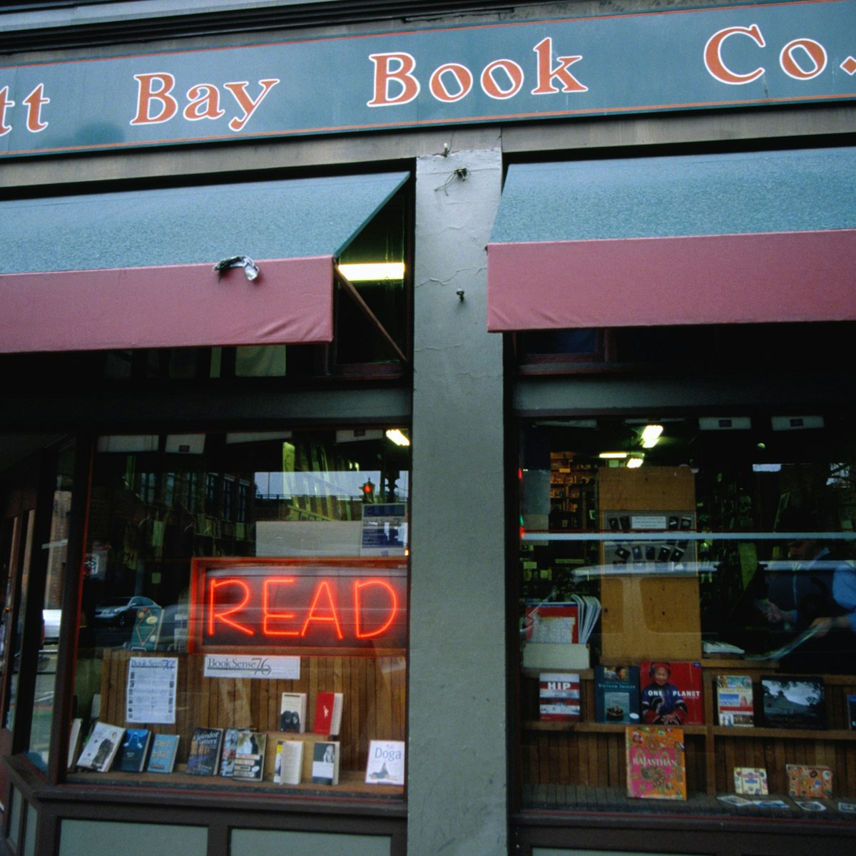 Exterior of Elliot Bay Book Co, a book shop.