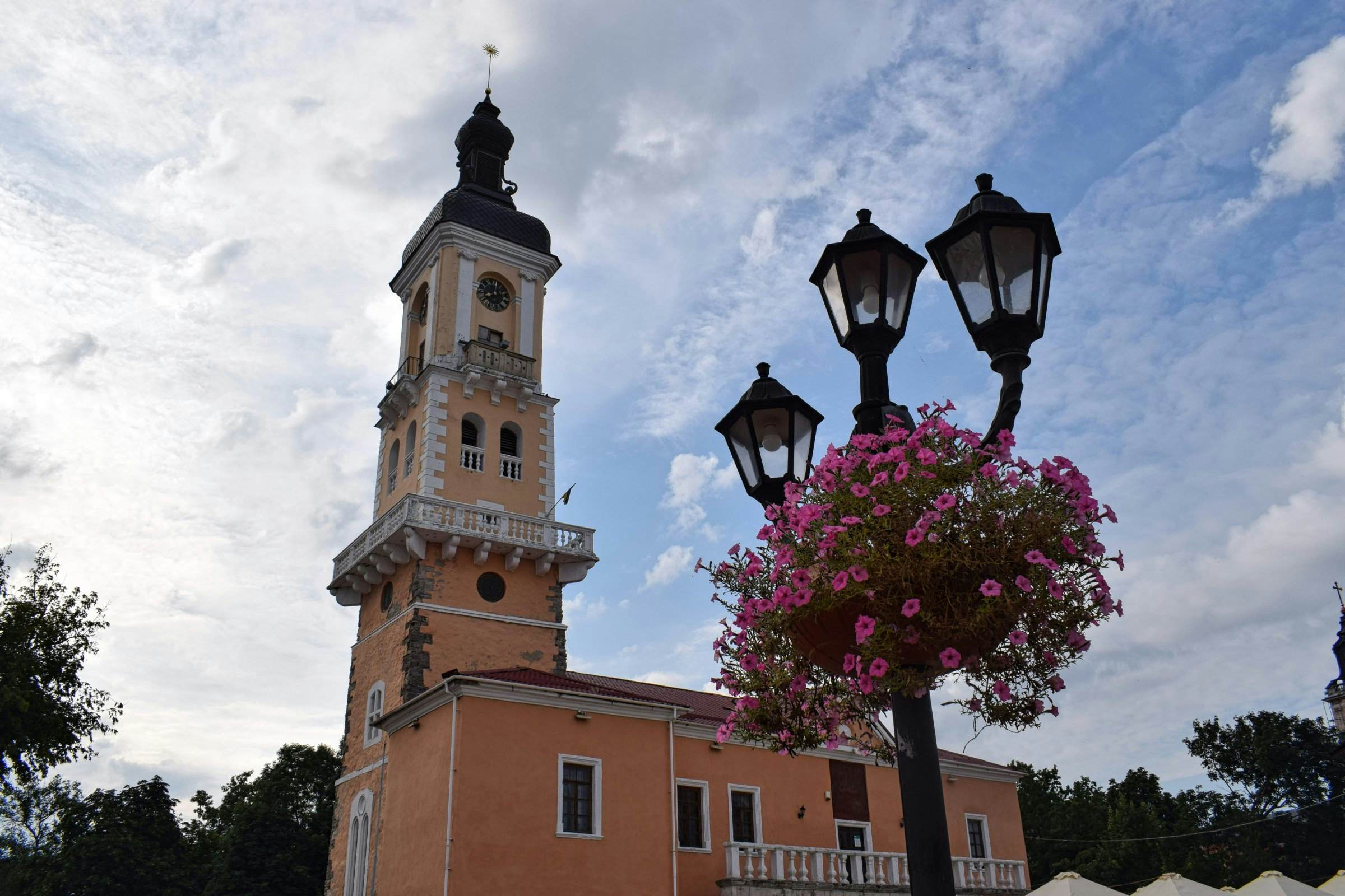 The Ratusha (Town Hall) in Kamyanets-Podilsky.