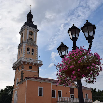 The Ratusha (Town Hall) in Kamyanets-Podilsky.
