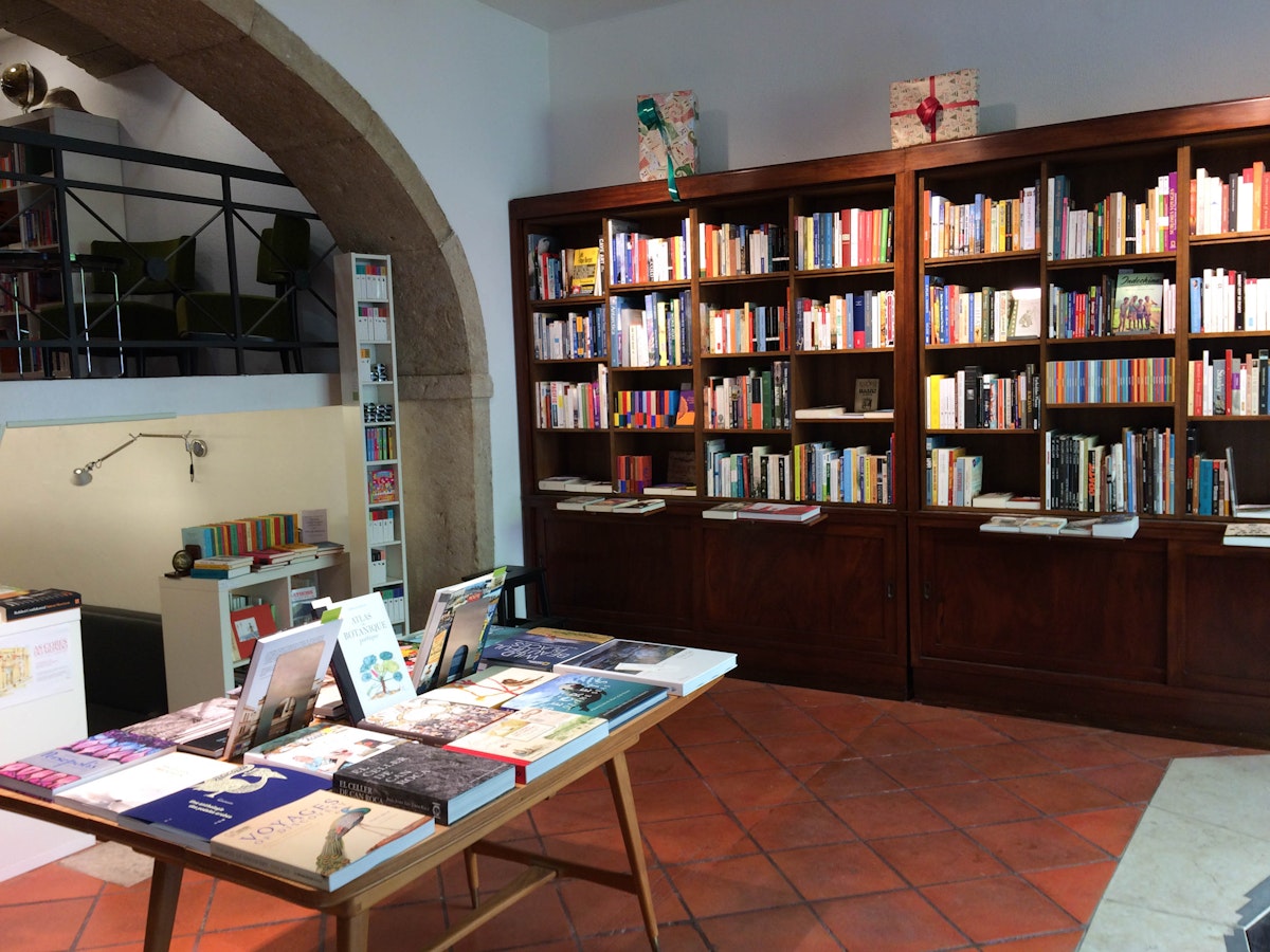 At the Palavra de Viajante bookstore each floor is dedicated to a continent