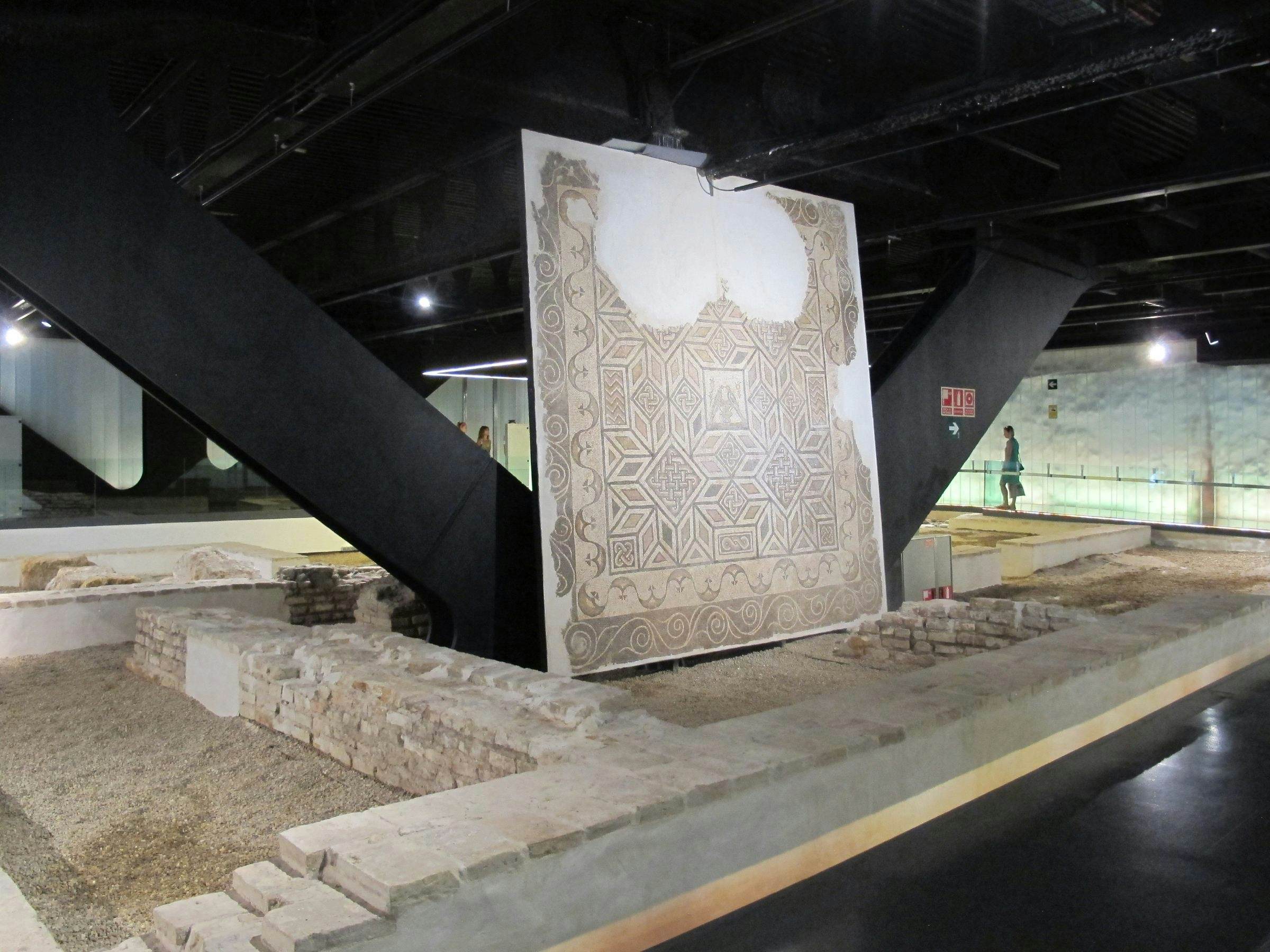 Antiquarium Museum big Roman mosaic