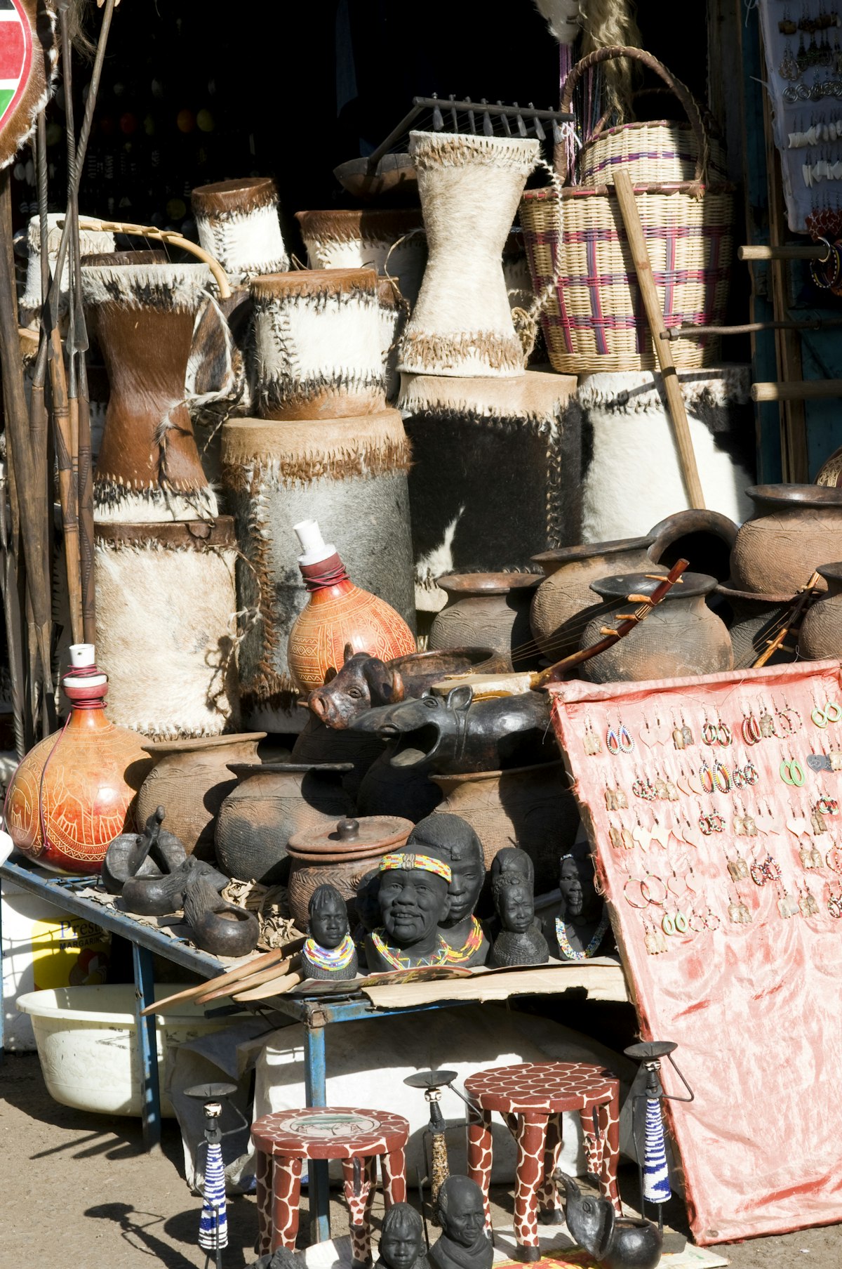 City Market craft stalls, Nairobi, Kenya