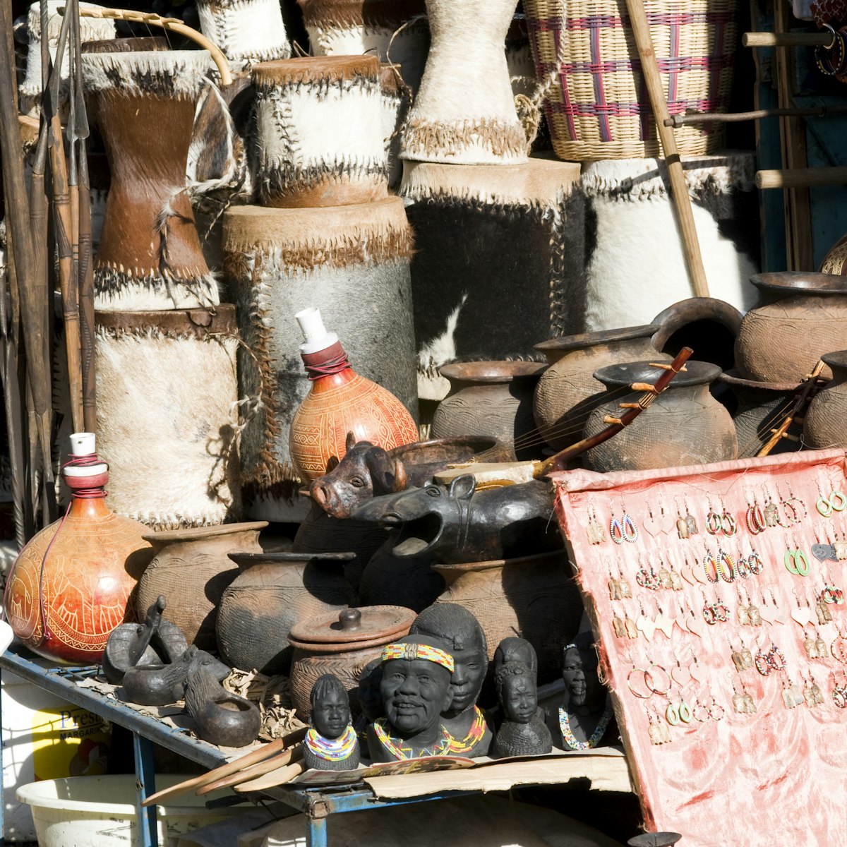 City Market craft stalls, Nairobi, Kenya