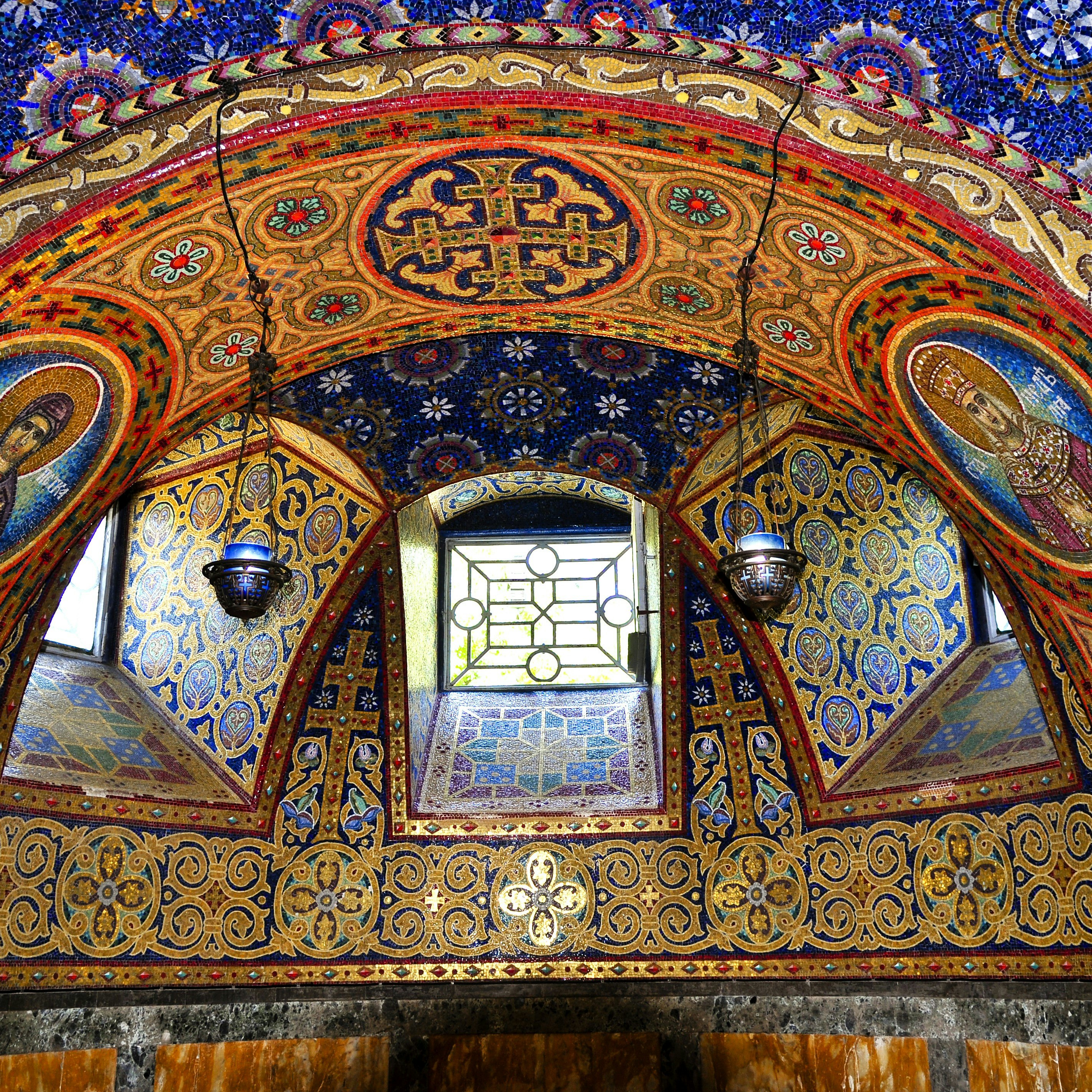 Interior of orthodox christian St. George church in Topola, Serbia; Shutterstock ID 36134923; Your name (First / Last): Brana V; GL account no.: 65050; Netsuite department name: Online Editorial; Full Product or Project name including edition: Serbia destination pages