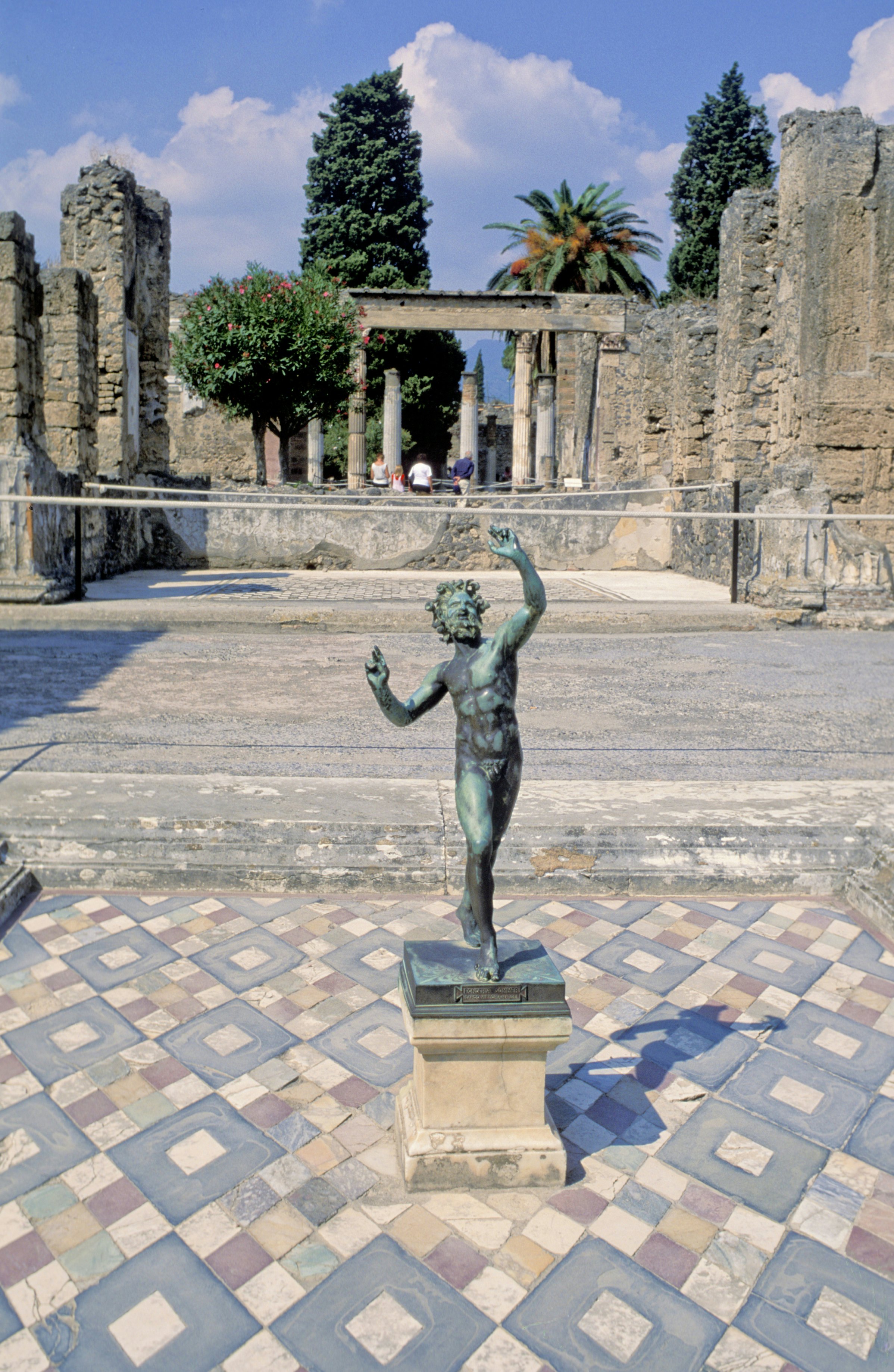 Italy, Pompeii, House Of The Faun,