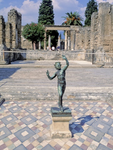 Italy, Pompeii, House Of The Faun,