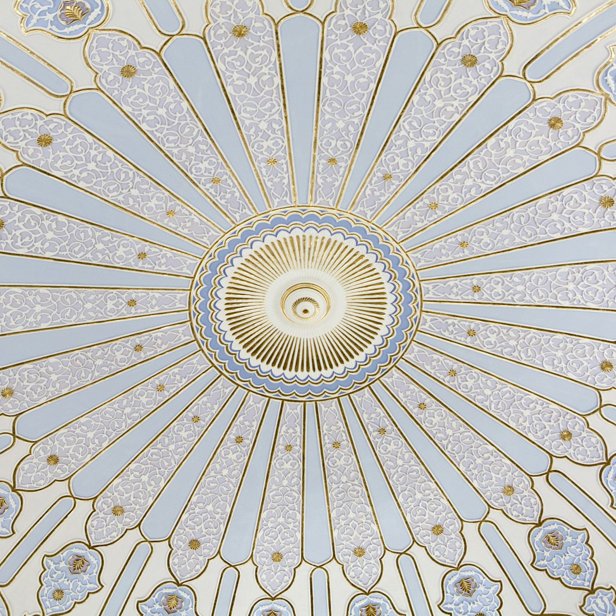 Detail of ceiling in Islamic Arts Museum.