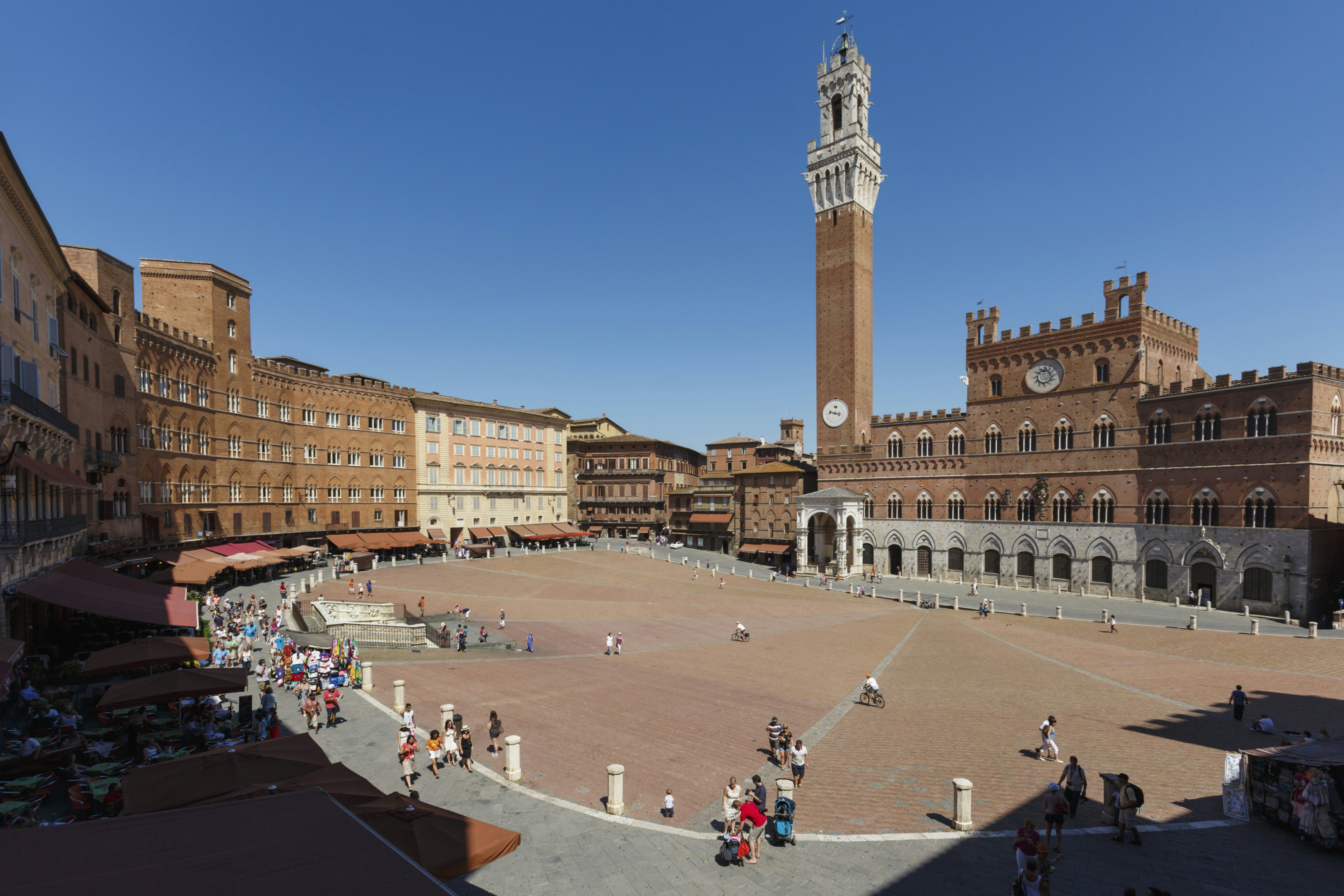Siena, Tuscany, Italy. Piazza del Campo.