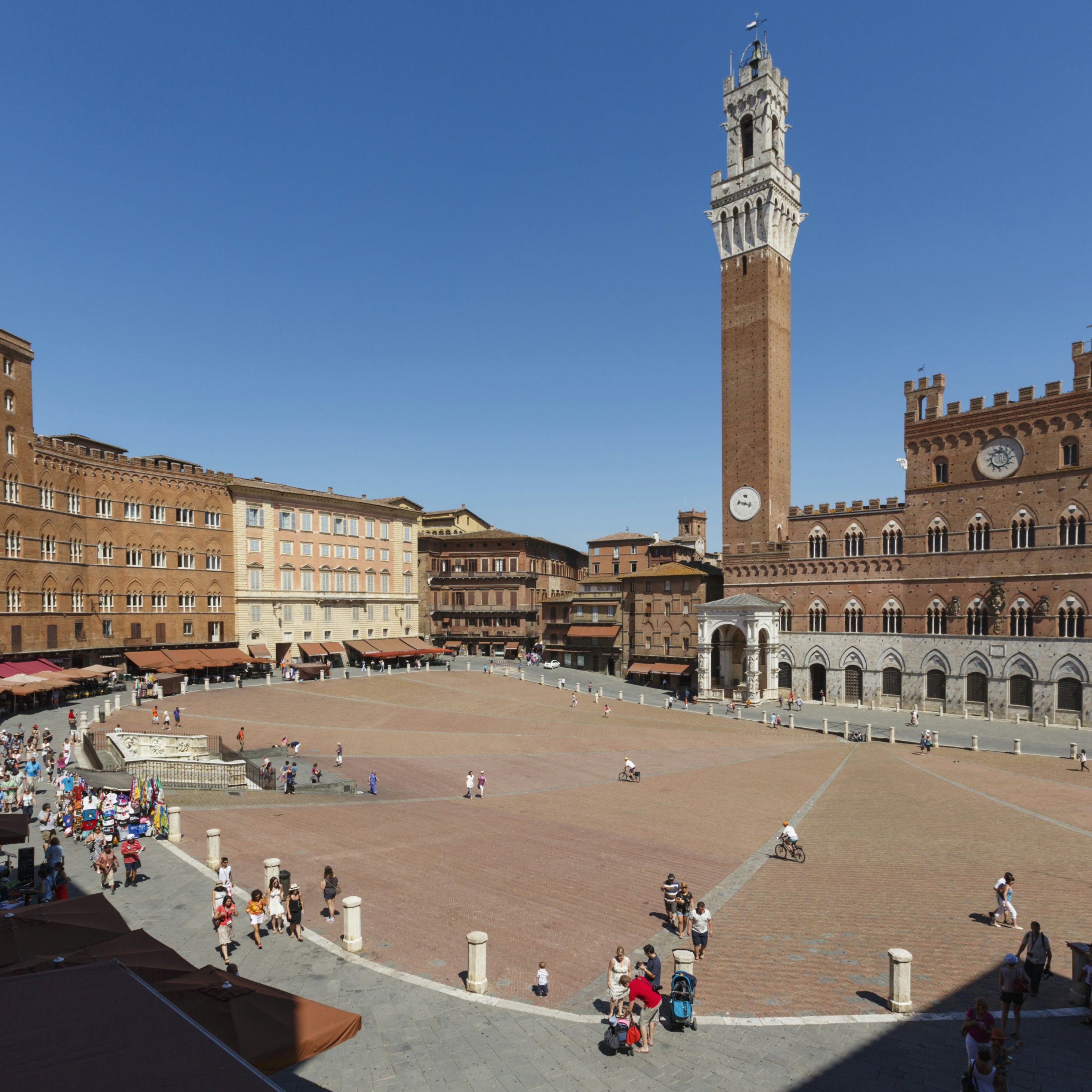 Siena, Tuscany, Italy. Piazza del Campo.