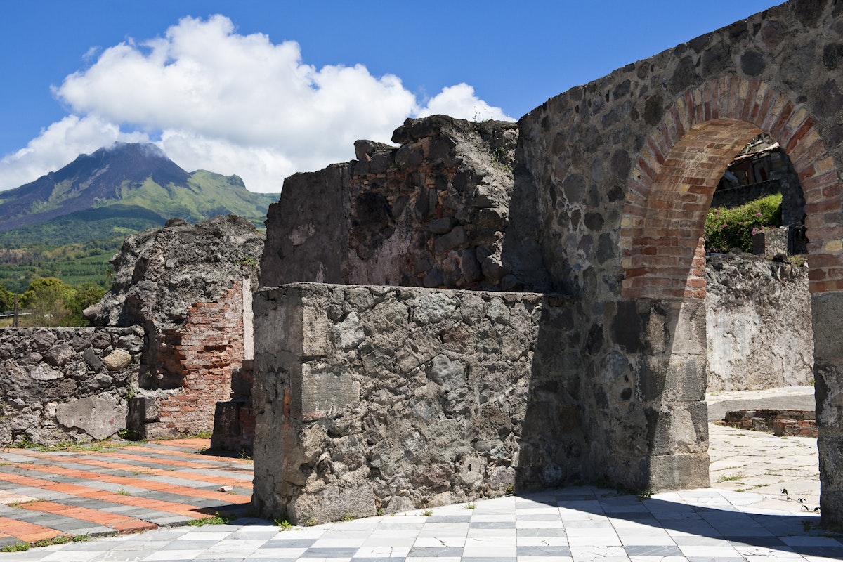 France, Martinique (French West Indies), St Pierre, the ruins of the theater