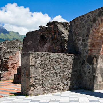 France, Martinique (French West Indies), St Pierre, the ruins of the theater