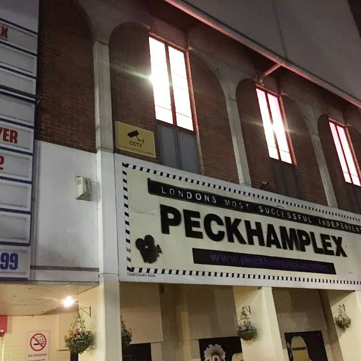 Outside Peckhamplex, a budget cinema in Peckham, South London