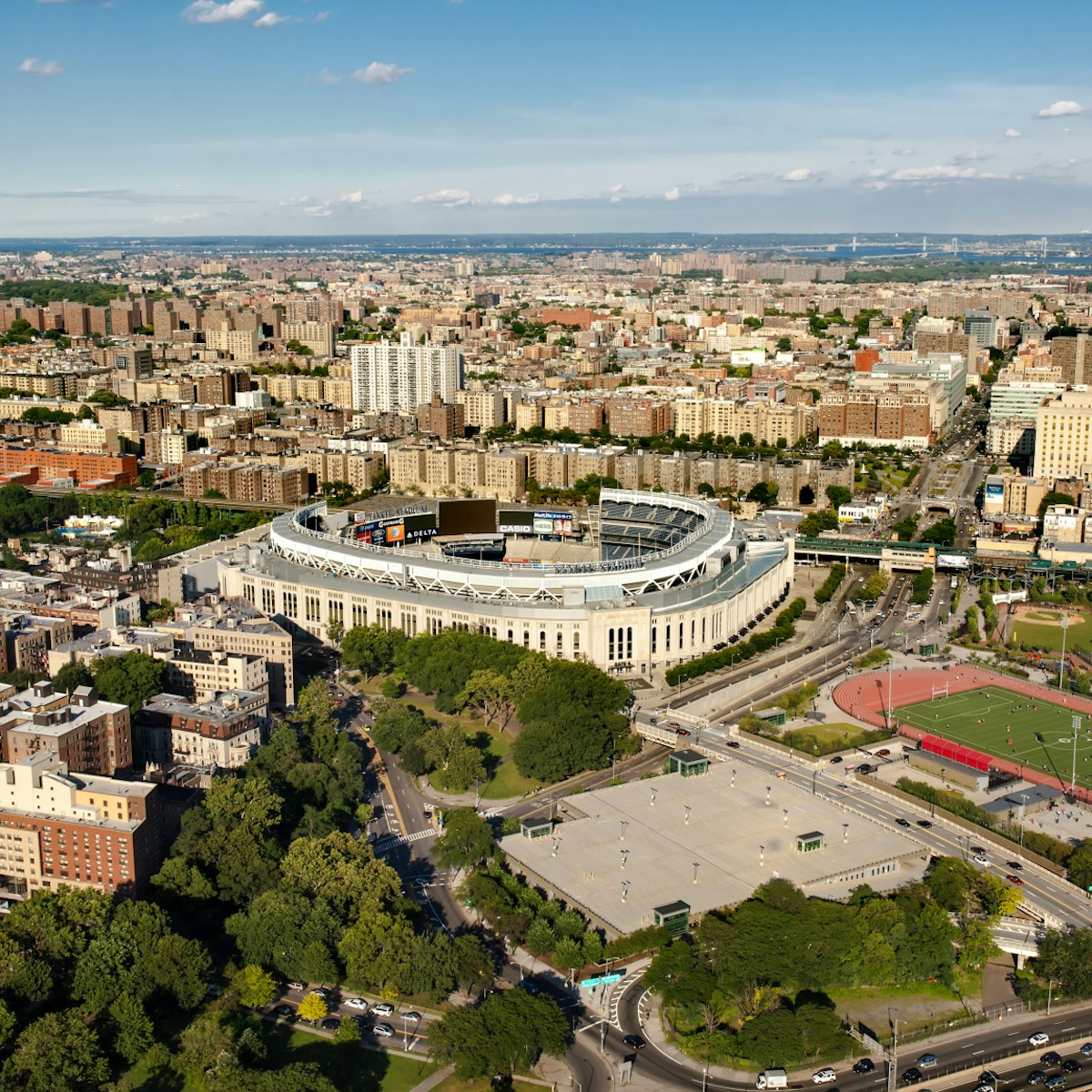 500px Photo ID: 124465989 - late afternoon aerial photography of Yankee Stadium, Bronx, NY