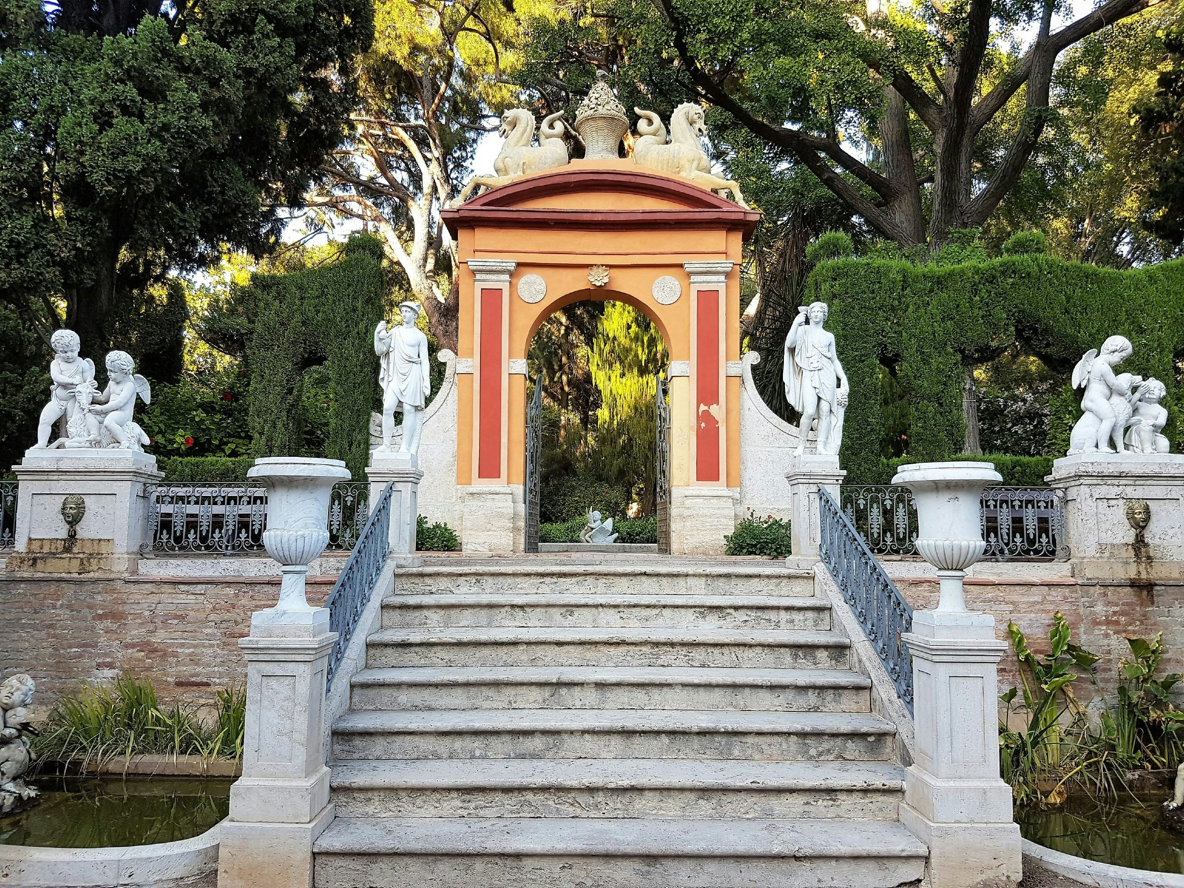Inside Monforte Gardens