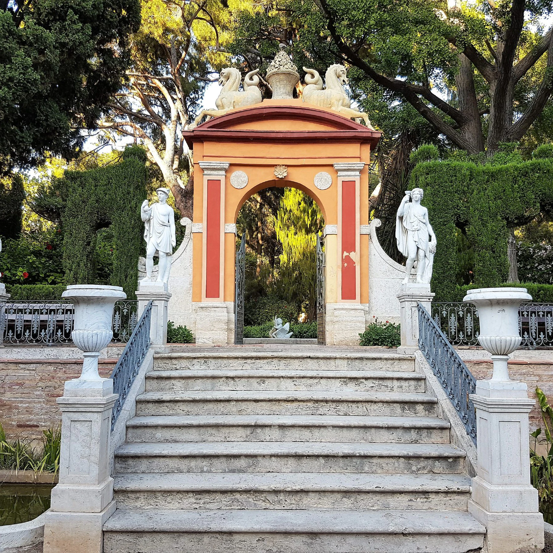 Inside Monforte Gardens