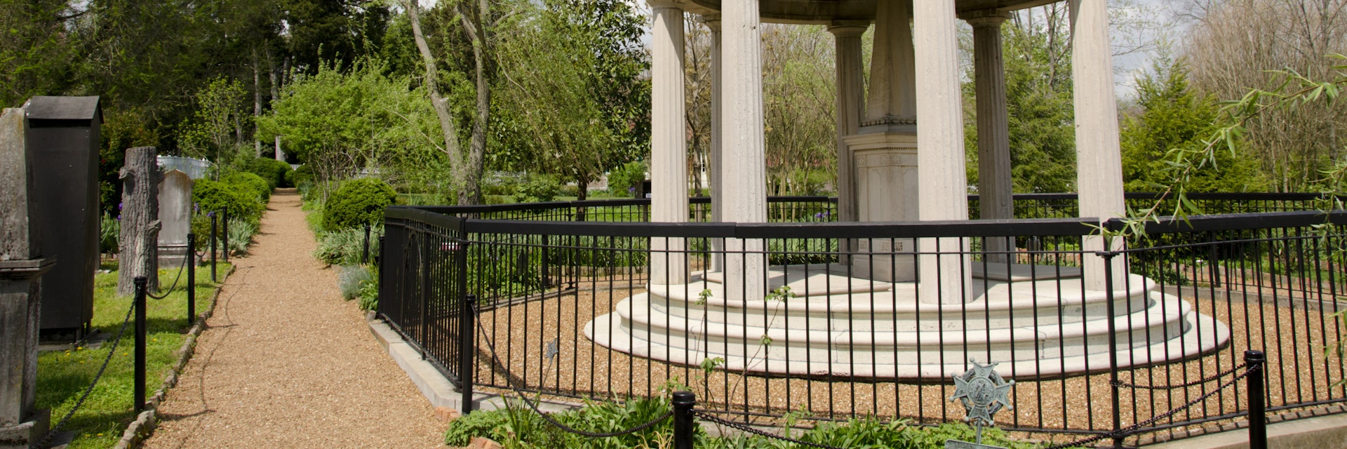 Hermitage, Historic home and plantation of president Andrew Jackson, National Historic Landmark, Plantation garden, Jackson's Tomb, Nashville, Tennessee, USA