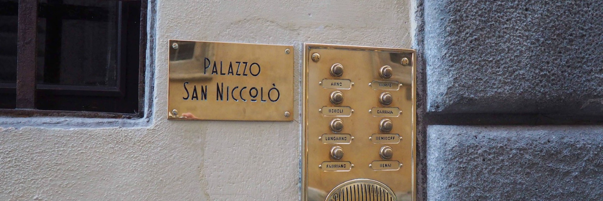 Palazzo San Niccolo, doorbell