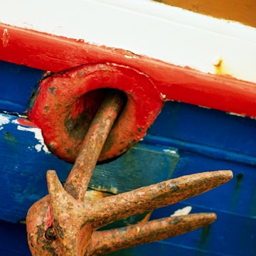 Rusty anchor.