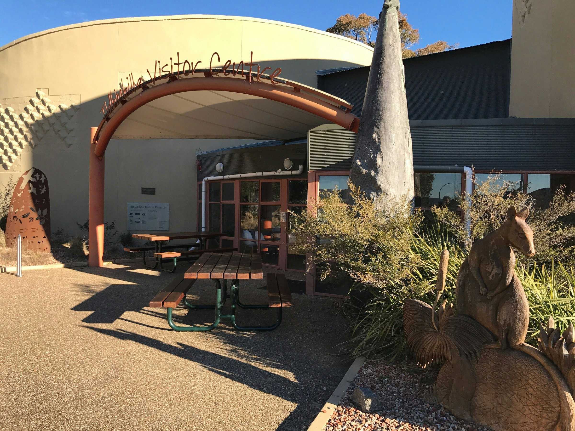 Visitors Centre Entrance to Tidbinbilla, Tidbinbilla Reserve Rd