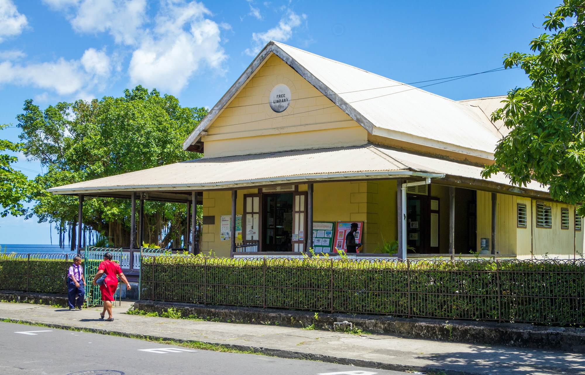 Roseau Public Library , Dominica Attractions Lonely