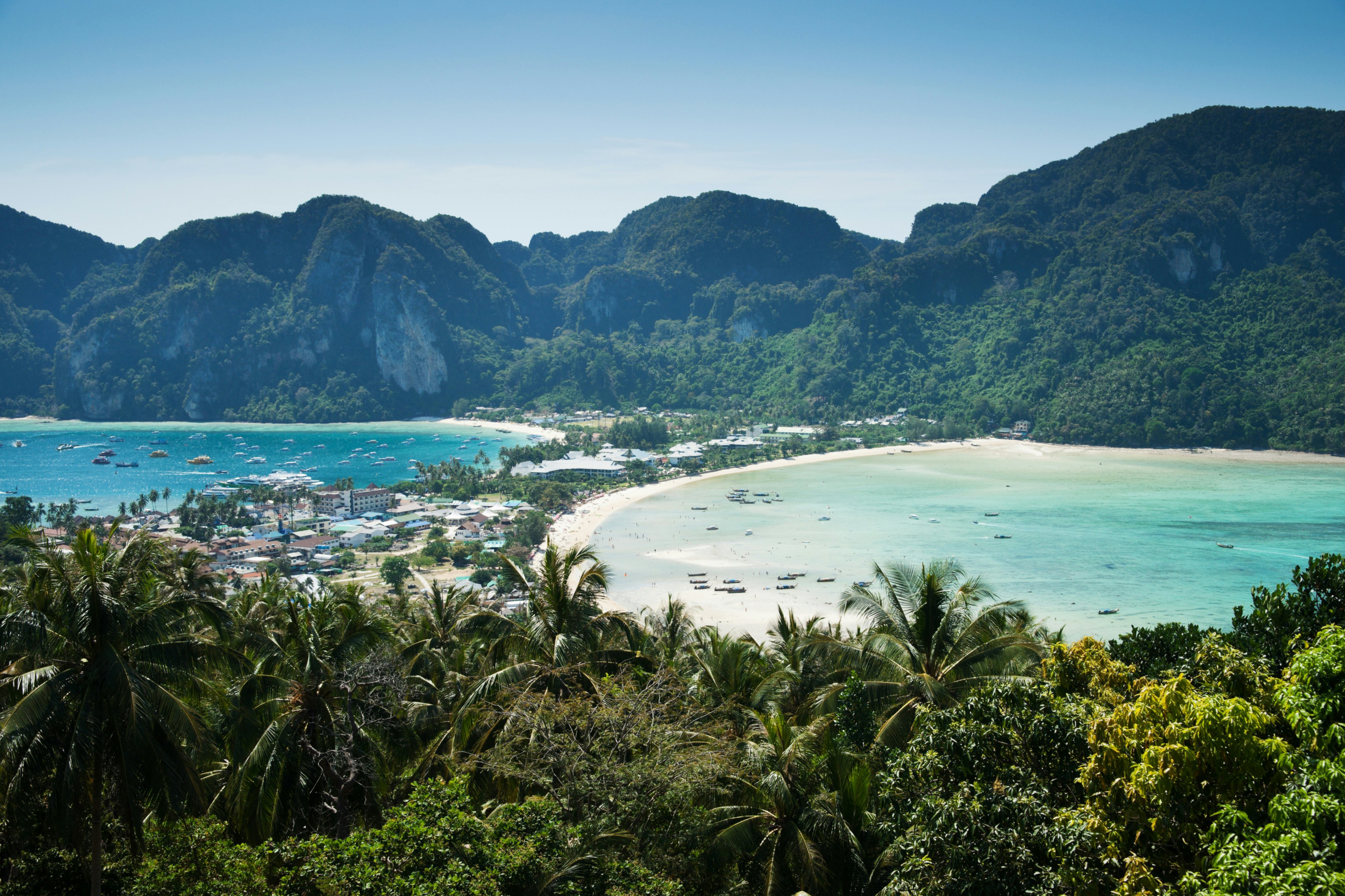 Ko Phi Phi view from top, Thailand
