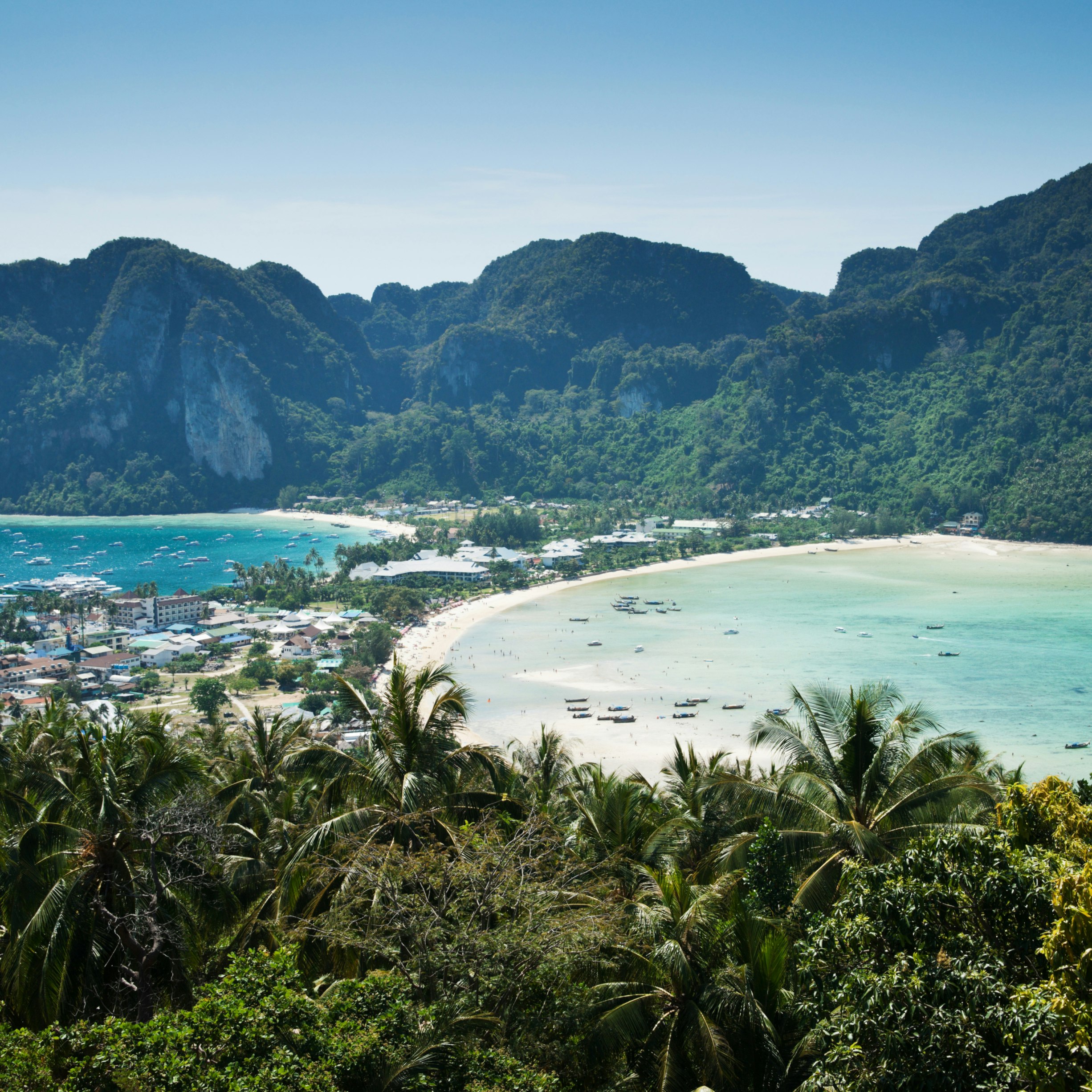 Ko Phi Phi view from top, Thailand