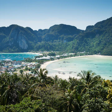 Ko Phi Phi view from top, Thailand