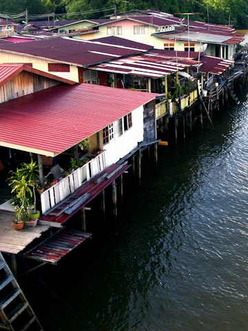 Brunei water village.
