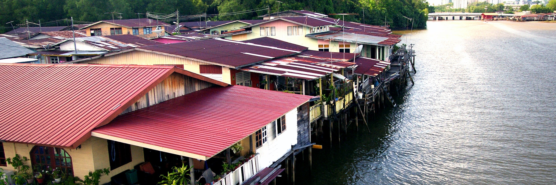 Brunei water village.