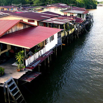 Brunei water village.