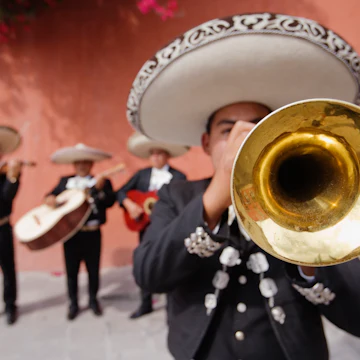500px Photo ID: 90987349 - Trumpet player in Mariachi band
