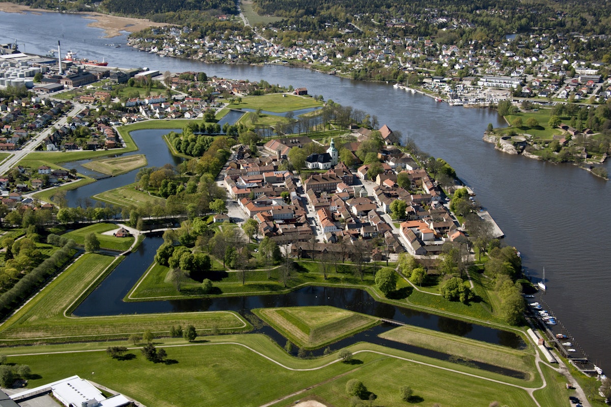 Old fortress town in Fredrikstad